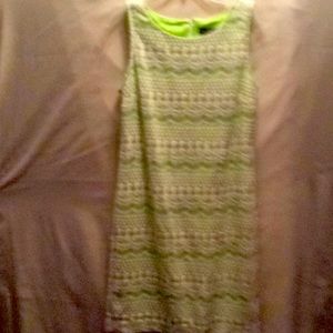 Jessica Howard Lime & White Dress